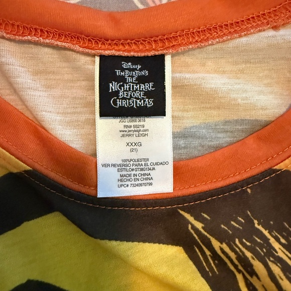 Disney The Night Before Christmas Jerry Leigh T-shirt Juniors Size XXXL - Picture 3 of 3